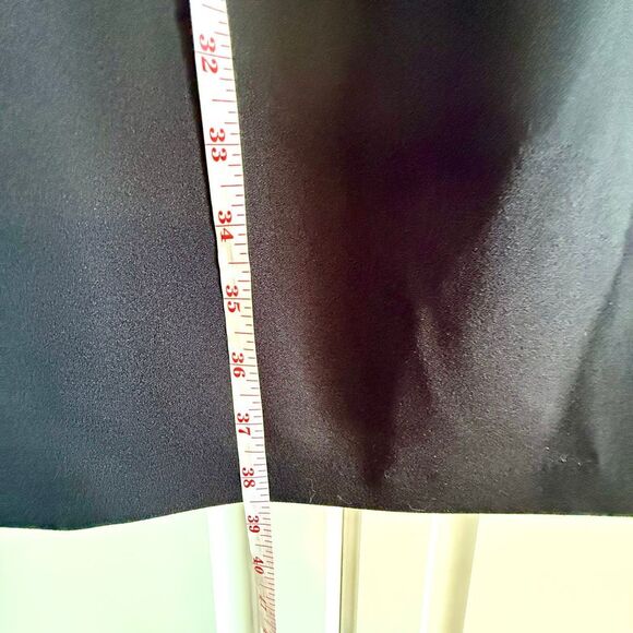 NWT Vince Camuto gold color chain halter neck mini cocktail dress in black Size - Picture 11 of 16